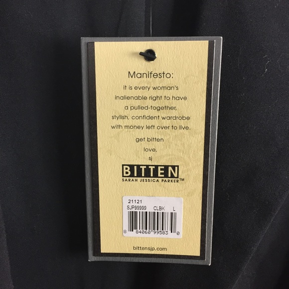 Bitten by SJP Black Wool Blend 2-Button Blazer NWT - Picture 2 of 8